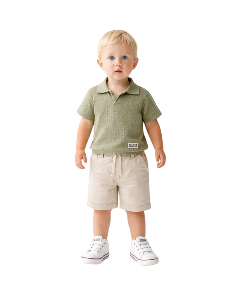 Green Knit Summer Set