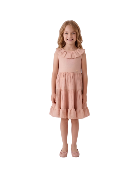 Rosy Ruffle Garden Dress