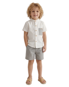 Little Gentleman's Summer Shorts Set
