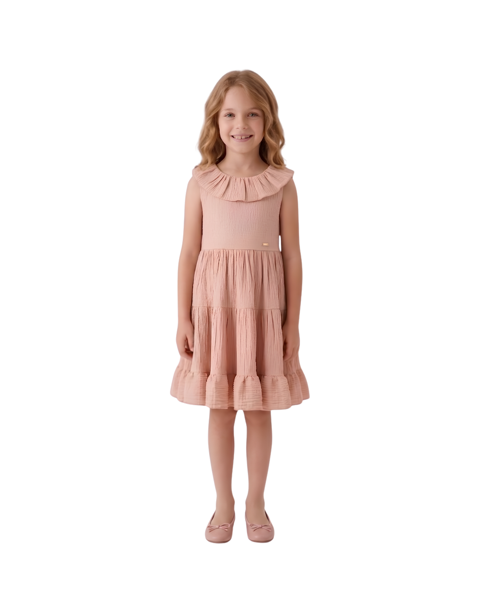 Rosy Ruffle Garden Dress